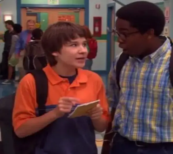 Devon Werkheiser and Daniel Curtis Lee in Ned's Declassified School Survival Guide (2004). Lee tells wild story when he tried to help Tylor Chase
