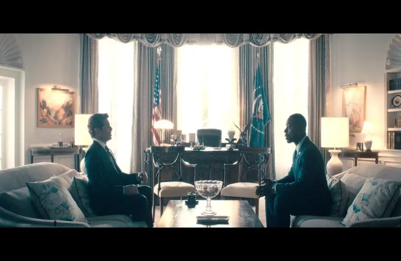 James Marsden and Sterling K. Brown in Paradise (2025). Season Two is coming.