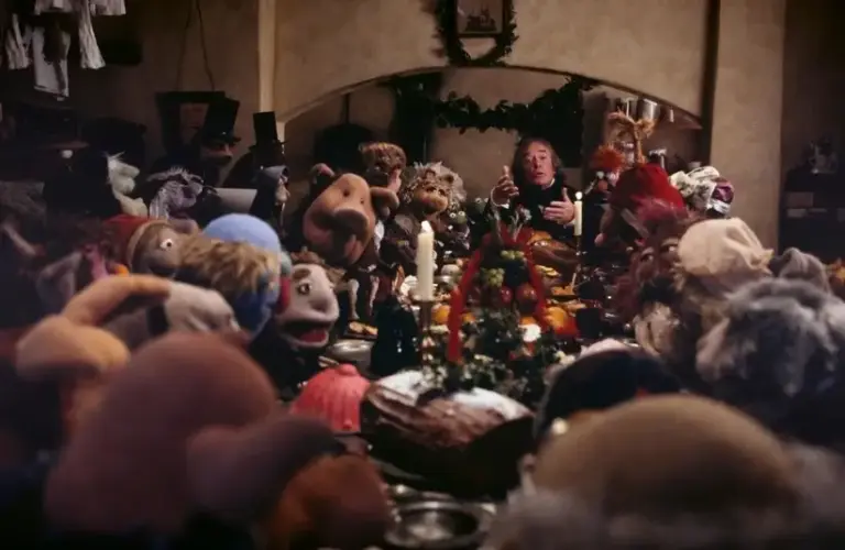 Michael Caine and The Muppets in The Muppet Christmas Carol (1992)