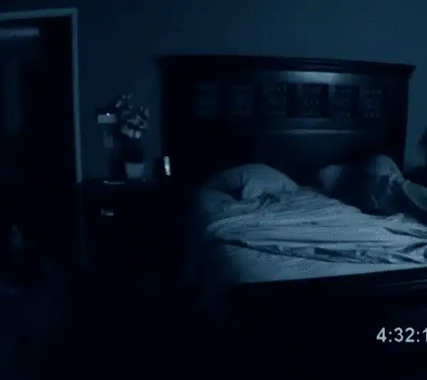 Paranormal Activity franchise, Demonic haunting, found footage, possession, dragged out of bed by demon