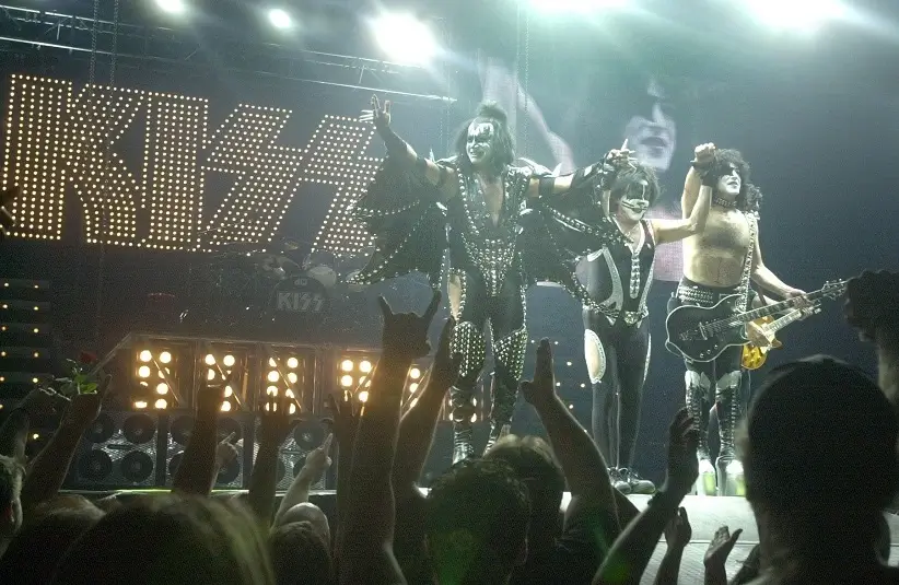 KISS drummer Peter Criss, pictured performing with the band, will release a new album on Friday.