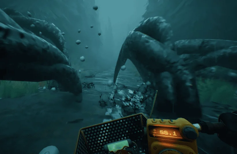 Quite A Ride, Goodwin Games, Silver Lining Interactive, surreal horror game where you bike to a friend's house only to encounter a series of horrific terrors, evading root-like tentacles on the road