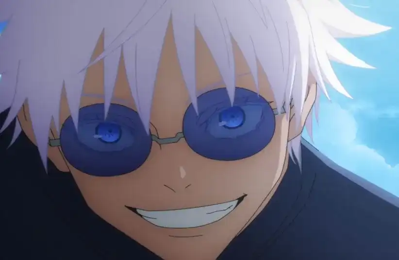 Gojo from JJK wear his sunglasses