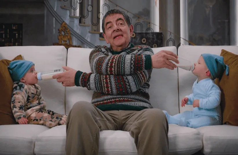 Screenshot of "Man vs Baby" on Netflix