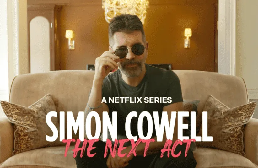 Screenshot of "Simon Cowell: The Next Act" streaming now on Netflix.