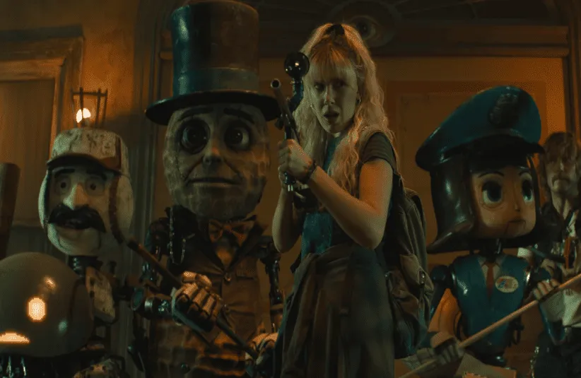 Millie Bobby Brown in "The Electric State" streaming on Netflix.