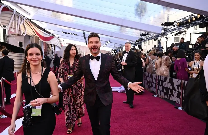 Ryan Seacrest arrives at the 91st Academy Awards.