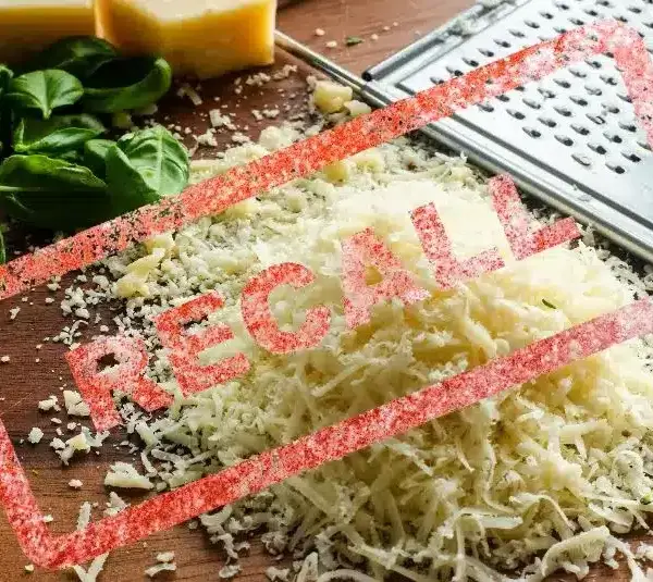 Shredded cheese recall