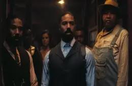 Michael B. Jordan, Omar Benson Miller, Miles Caton, Wunmi Mosaku, and Hailee Steinfeld in Sinners (2025)