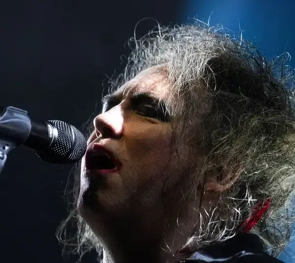 Frontman for the Cure, Robert Smith.