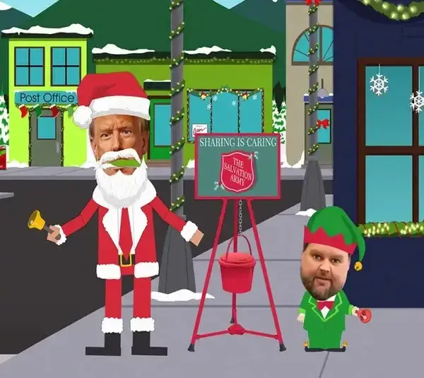 Donald Trump and JD Vance in "South Park" Season 28 Finale, Episode 5 "The Crap Out"