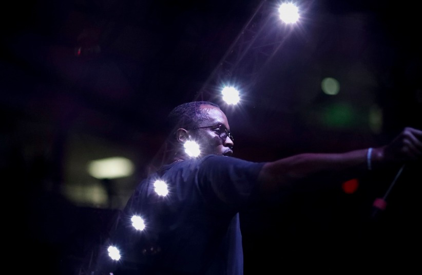Sean Combs, aka Diddy, performs at the Bring It Home Midnight Rally held for Andrew Gillum at Florida A&M University's Lawson Center in Tallahassee, Fla. the night before the 2018 midterm election Monday, Nov. 5, 2018. Famu Gillum Rally 110518 Ts 023