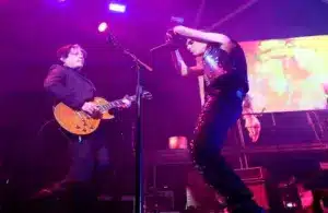 Jane's Addiction performs at Fiserv Forum in Milwaukee, on Sunday, Oct. 30, 2022. Janes Addiction