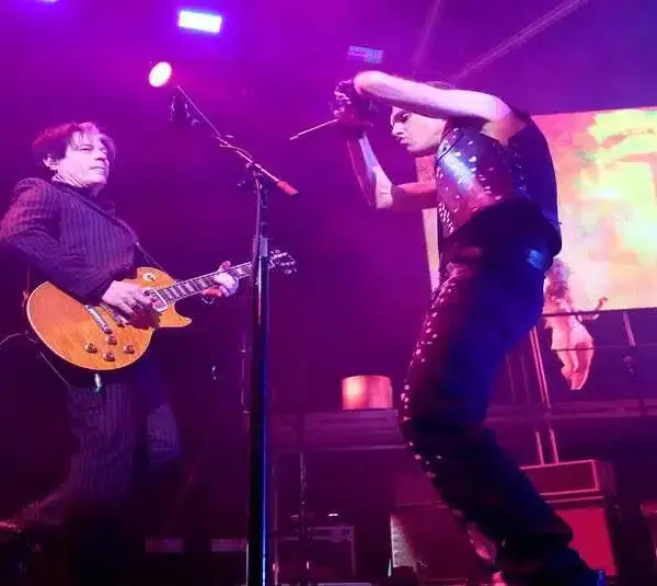 Jane's Addiction performs at Fiserv Forum in Milwaukee, on Sunday, Oct. 30, 2022. Janes Addiction