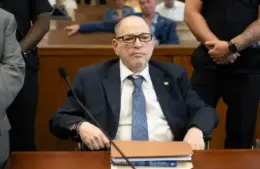 July 19, 2024; New York, NY, USA; Former media executive and producer Harvey Weinstein appears in Manhattan court. Mandatory Credit: Steven Hirsch/Pool via USA TODAY NETWORK