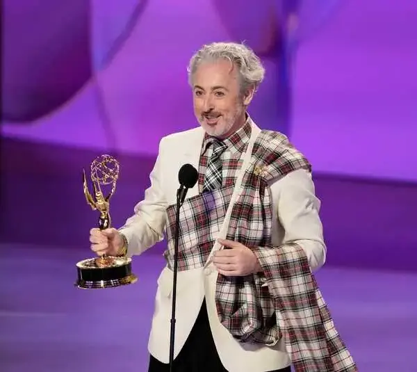 Alan Cumming, host of ‘The Traitors accepts the award for outstanding reality competition programat the 76th Emmy Awards at the Peacock Theater on Sunday, Sept. 15, 2024 in Los Angeles. Alan Cummings will host BAFTA 2026