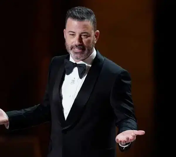Jimmy Kimmel delivers the opening monologue during the 96th Oscars at the Dolby Theatre at Ovation Hollywood in Los Angeles on March 10, 2024.