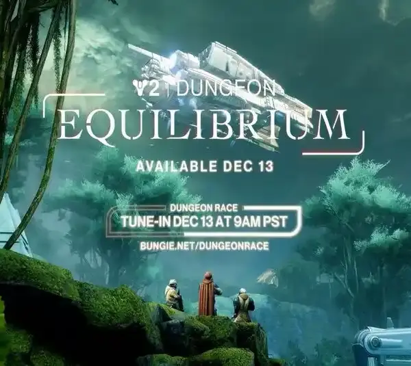 Destiny 2 Equilibrium Dungeon Title Card