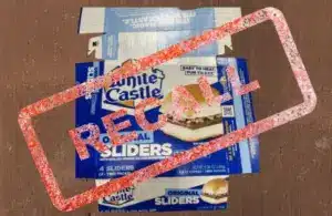White Castle Frozen 4-Count Carton of Original Sliders Recall