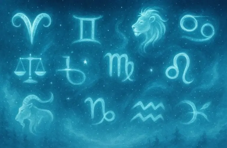 Winter Zodiac Collage