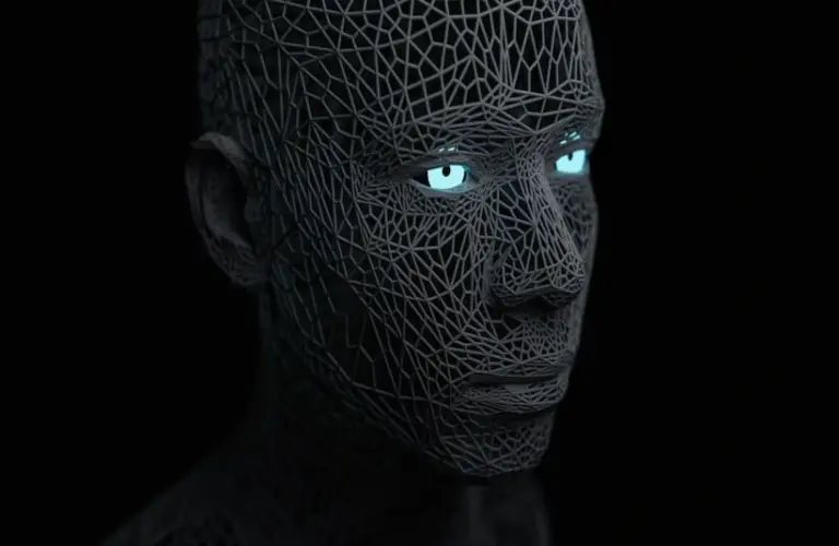 A computer generated face, AI actors, James Cameron