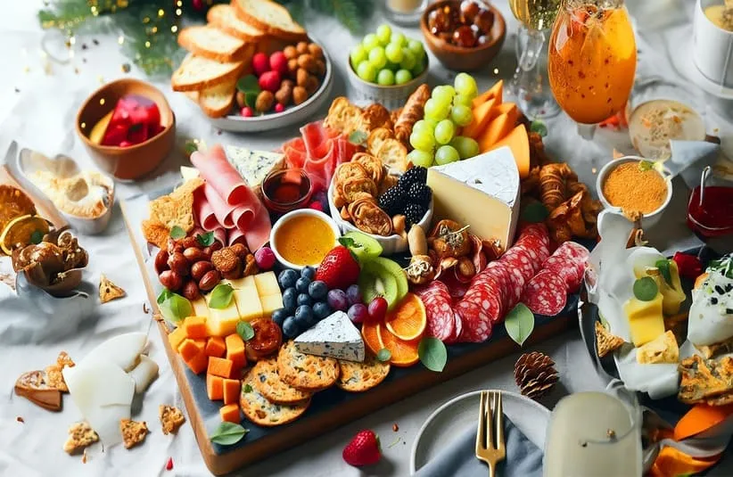 Add berries to your charcuterie board at holiday parties for a fresh compliment to all that meat and cheese.