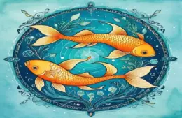 Pisces zodiac sign. Neptune direct in Pisces.