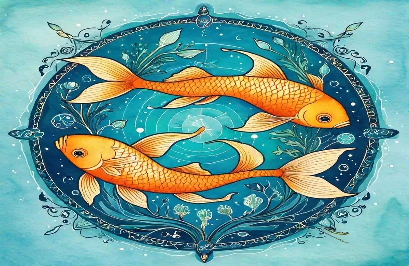 Pisces zodiac sign. Neptune direct in Pisces.
