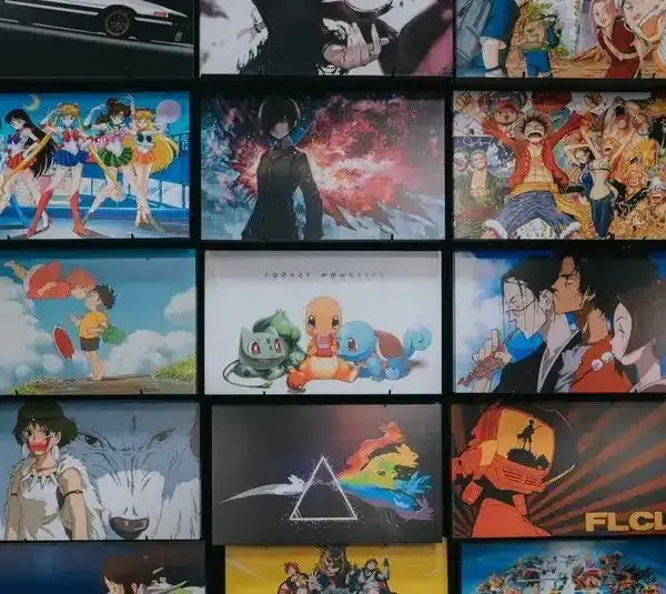 Images from various anime shows, It's Anime