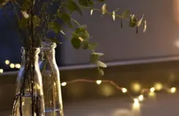 Winter lighting keeps the blues away and feels so warm.