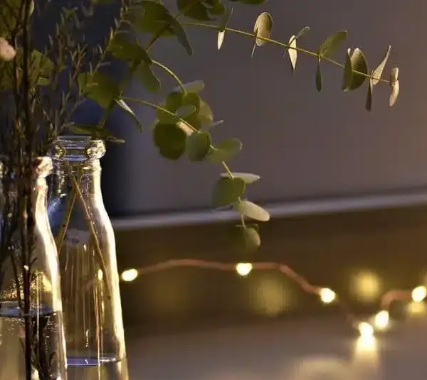 Winter lighting keeps the blues away and feels so warm.