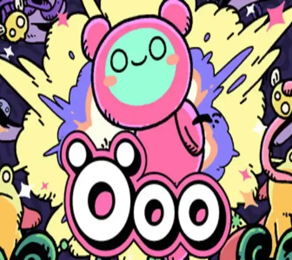 Image of the key art for indie game Ooo.