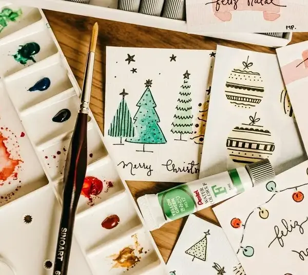 Handmade Christmas Cards, handmade holiday cards DIY Christmas cards