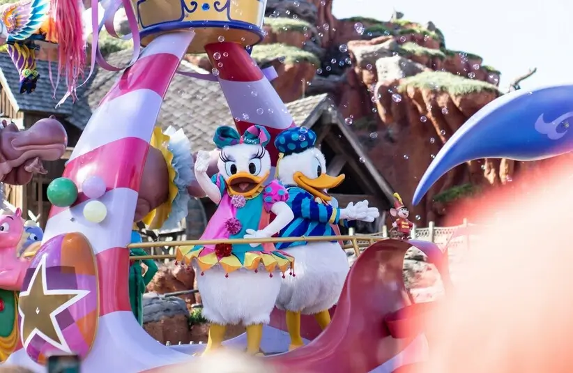Donald and Daisy Duck at Disney World Orlando Florida