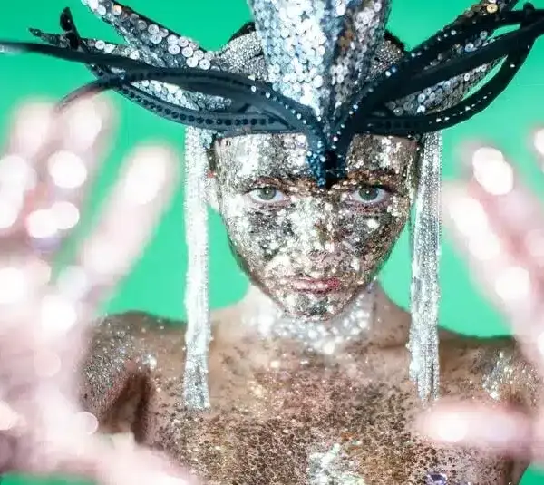 Holiday party makeup is all about sparkle.