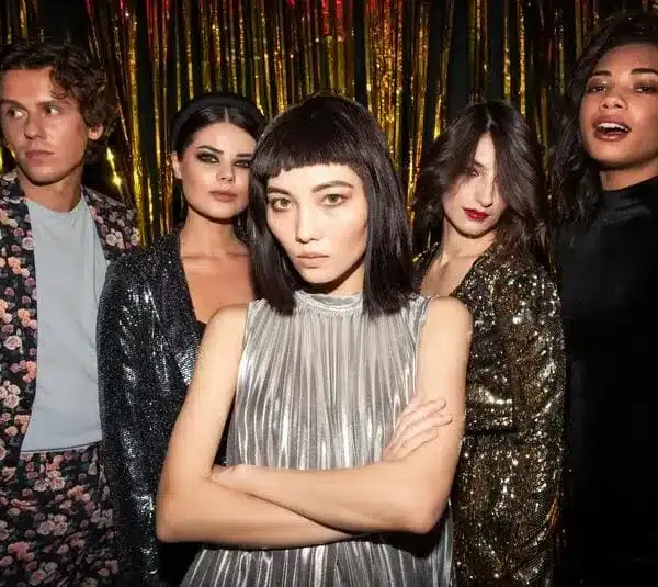 Party fashion with the perfect holiday sparkle.