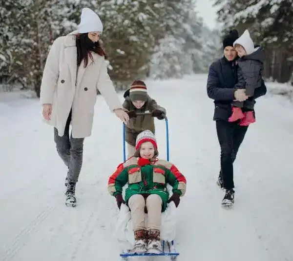 winter fun with kids