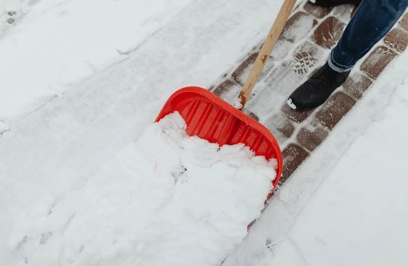 Shoveling snow tips and some icy humor. 