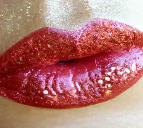 Holiday makeup calls for red lipstick.