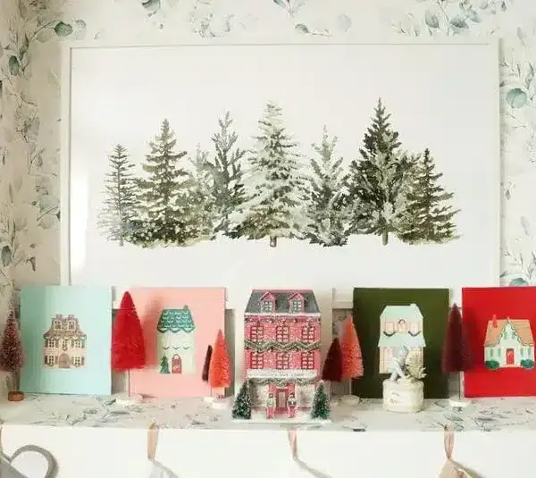 Paper Christmas cards or digital drops.