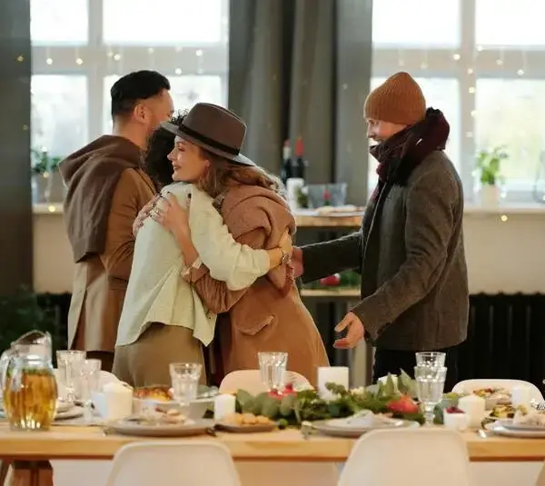 Family Get Together During Christmas, gratitude