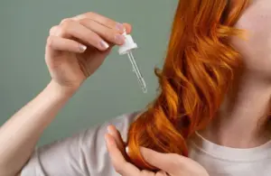 Winter hair care oils help dry ends.