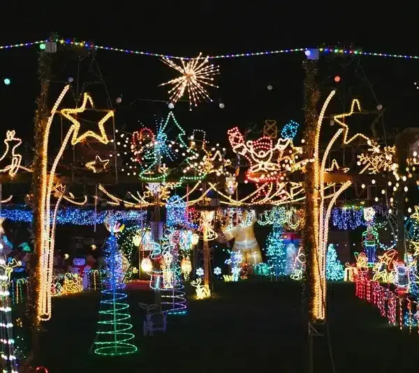 Christmas light displays