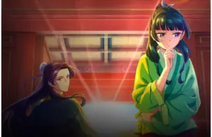 Screenshot of Jinshi and Maomao from "The Apothecary Diaries"