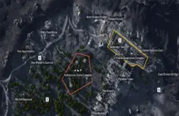 North Dam Battlegrounds map