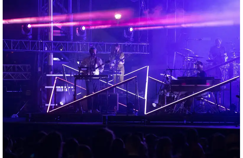Bon Iver performs during McDowell Mountain Music Festival on March 6, 2020, at Margaret T. Hance Park in Phoenix.