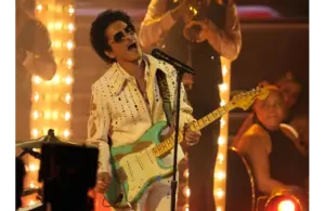 Bruno Mars from Silk Sonic performs 777 during the 64th Annual Grammy Awards at the MGM Grand Garden Arena in Las Vegas. He is now set to go back on the road with "The Romantic Tour" in 2026.