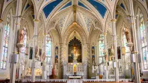Saint Mary's Cathedral, Natchez, United States. where Saint Anthony Zaccaria is worshiped. A good place to begin Lent.