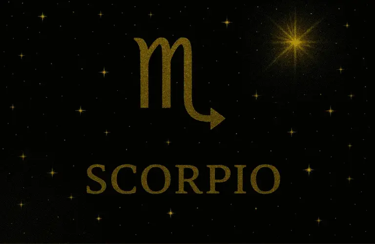 Black and Gold Scorpio
