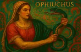 Feminine Ophiuchus and the Serpent.